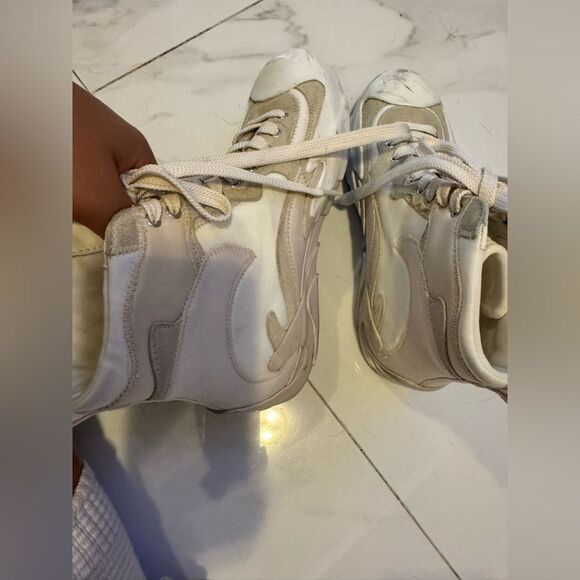 Zimmermann Cream Chunky High-Top Sneakers - Picture 11 of 15